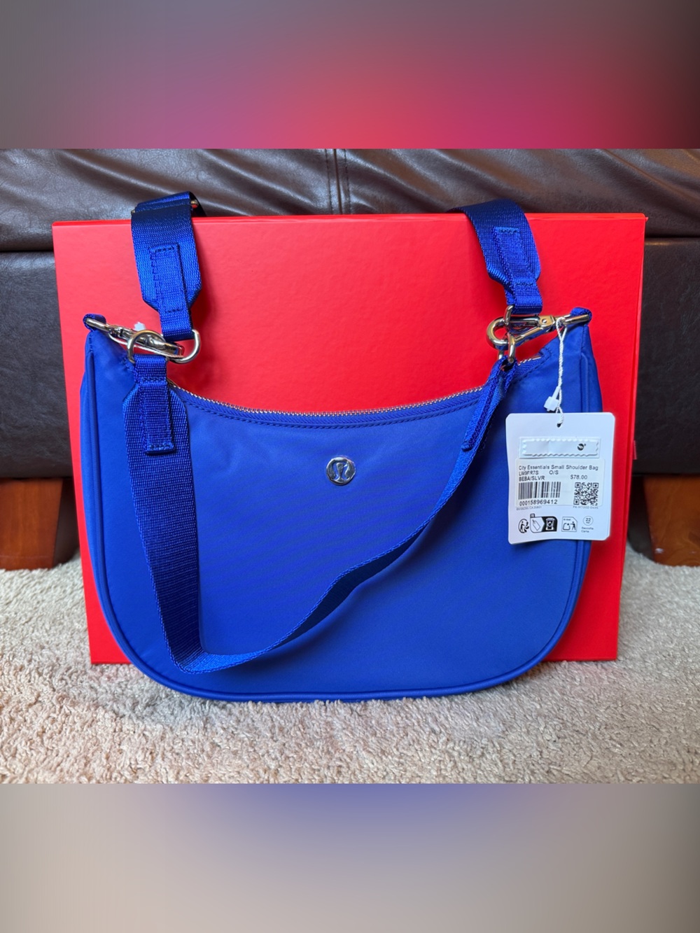 lululemon athletica Royal Blue Shoulder Bag
